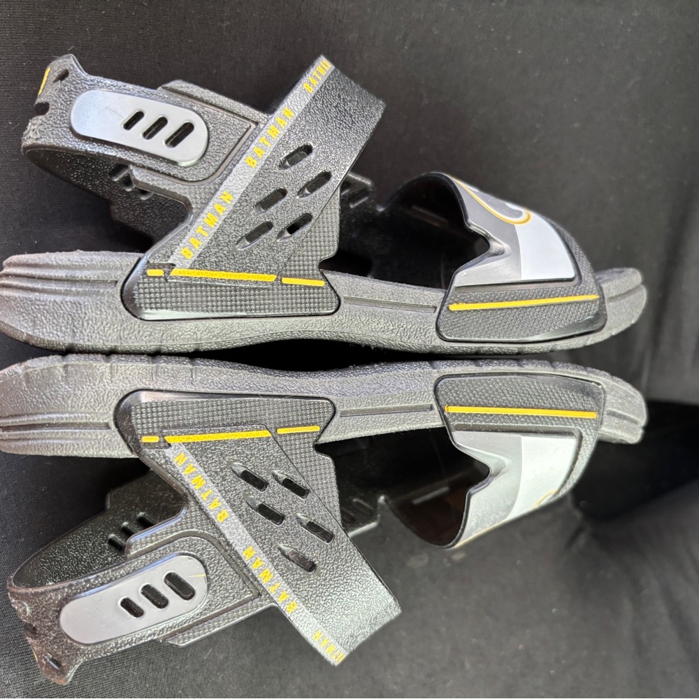 Stylish Kids Sandals in Black and Yellow